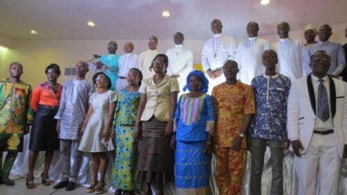 Disciples du groupe 3 de la 1ère promotion Cérémonie académique